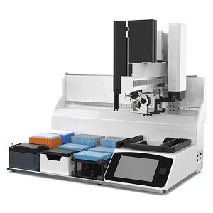 plataforma automatizada de manuseio de líquidos